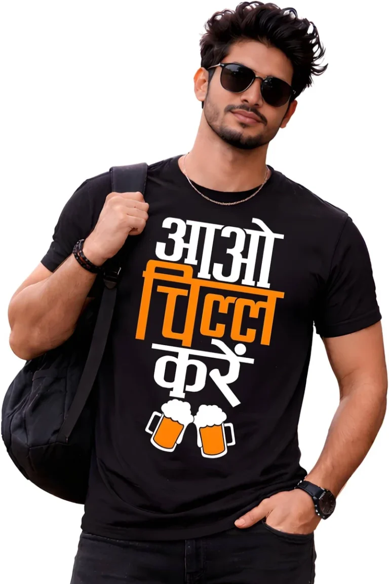 Hindi typography t-shirt design ideas