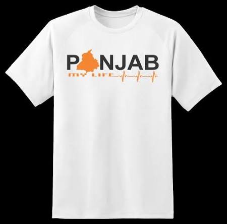 Punjabi typography t shirt design vectors